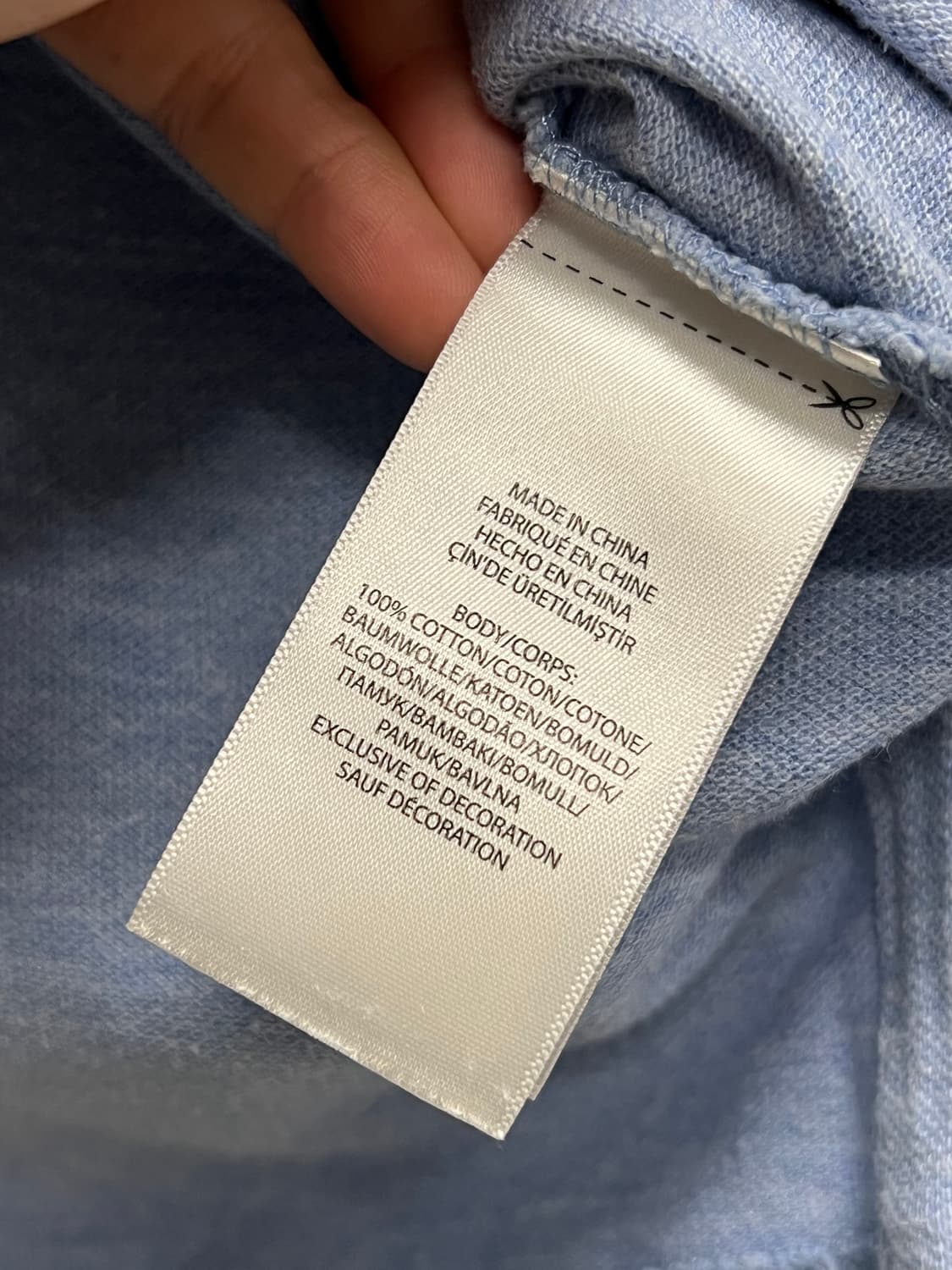 폴로랄프로렌 키즈/우먼스 빅포니 긴팔 카라 티 스카이블루 상품이미지5