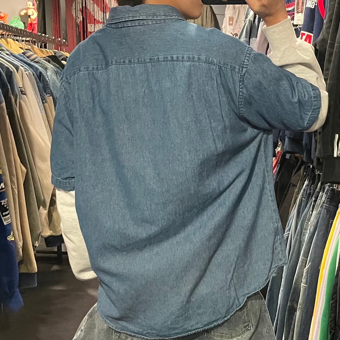 [IM] carhartt 칼하트 데님 반팔셔츠 상품이미지7