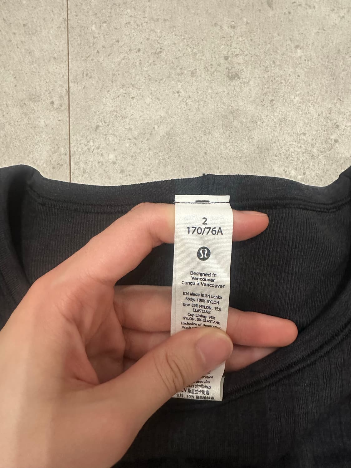 룰루레몬 롱슬리브 블랙 상품이미지2