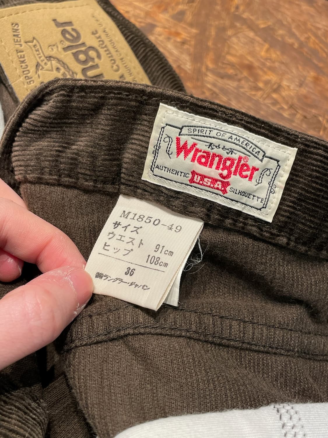 Wrangler 랭글러 Japan 코듀로이 팬츠 상품이미지8