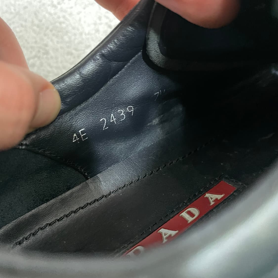 270) 프라다 스포츠 레더 트레이너 스니커즈 신발 상품이미지6