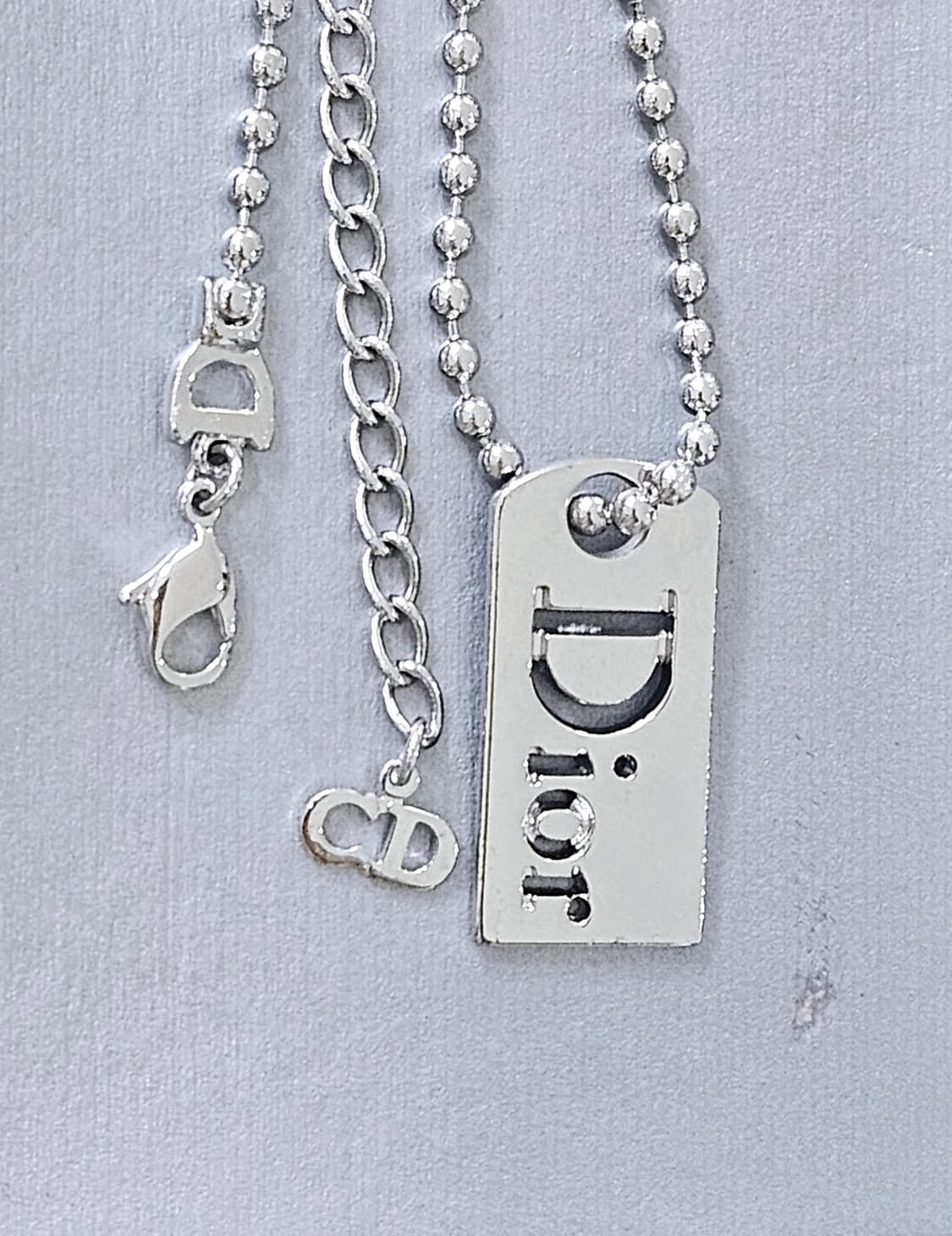 디올 군번줄 목걸이 [정품] 상품이미지1