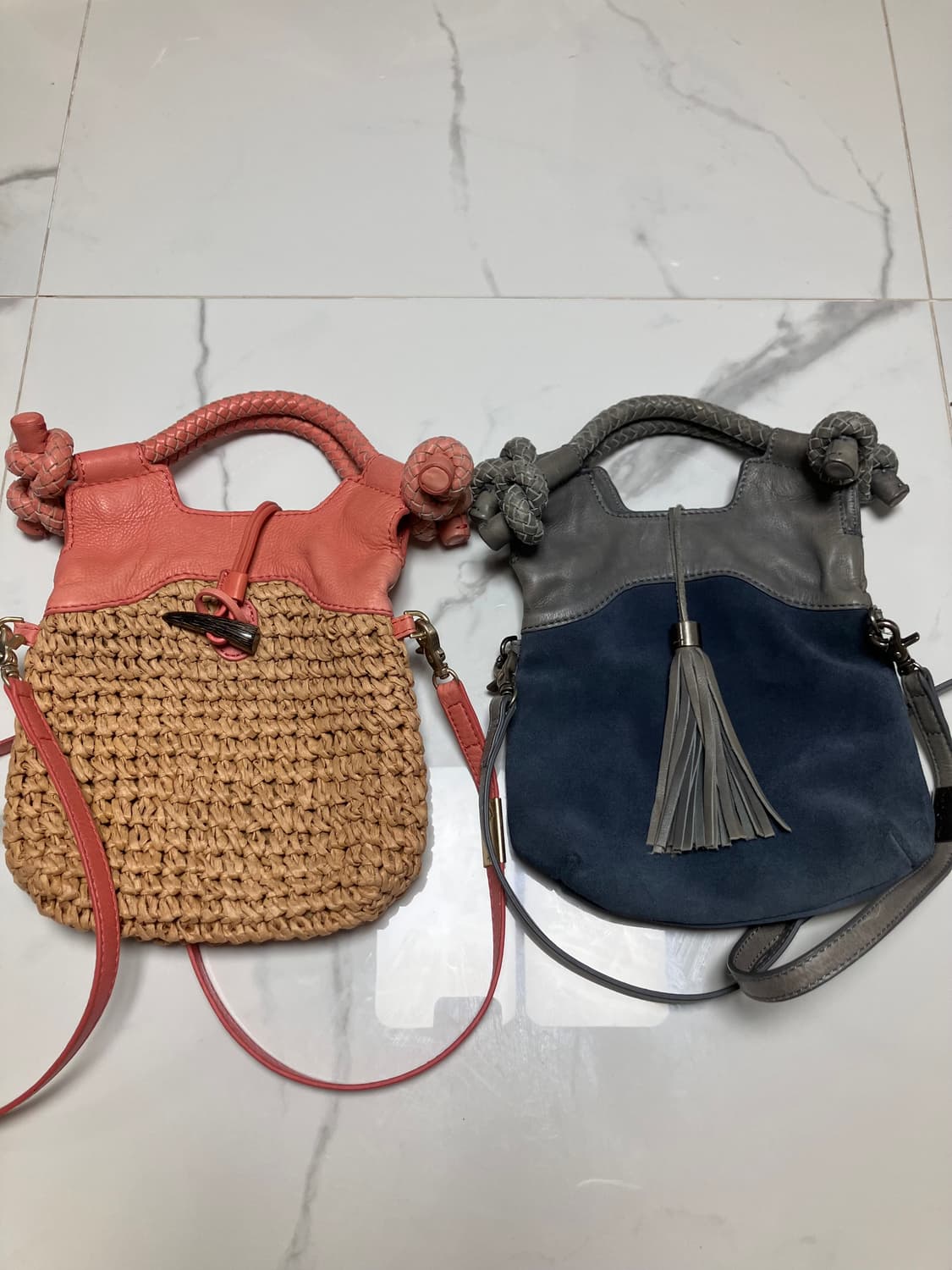 Foley+Corinna 가죽 라탄 미니 시티백 토트백 크로스백 상품이미지4