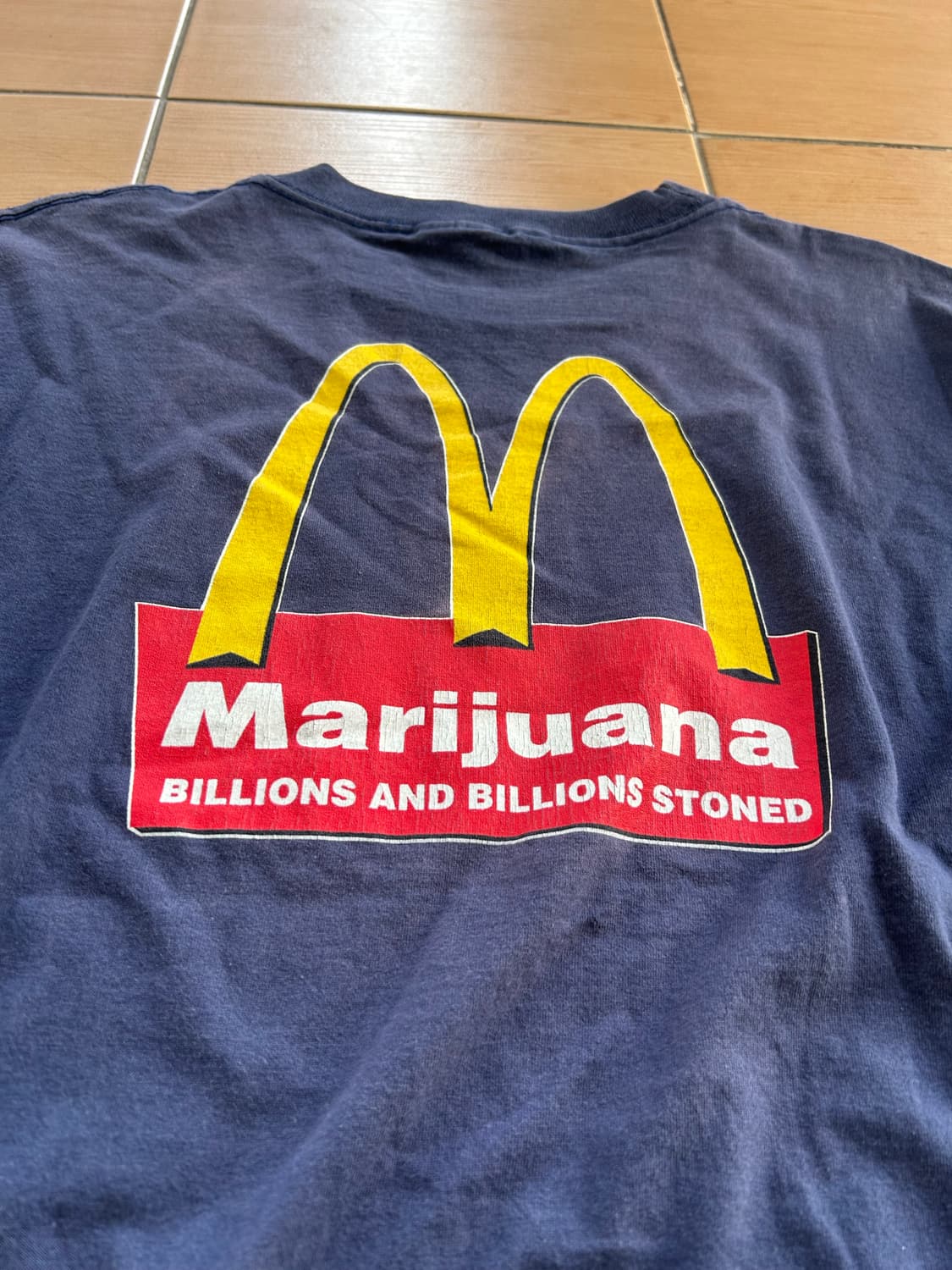 90‘s 맥도날드 마리화나 패러디 티셔츠 상품이미지7