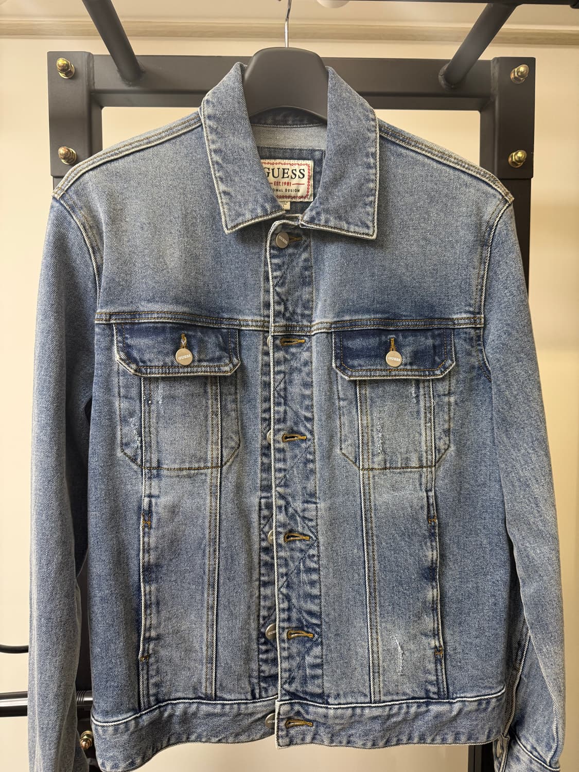 GUESS 게스 데님 트러커 청자켓 상품이미지1