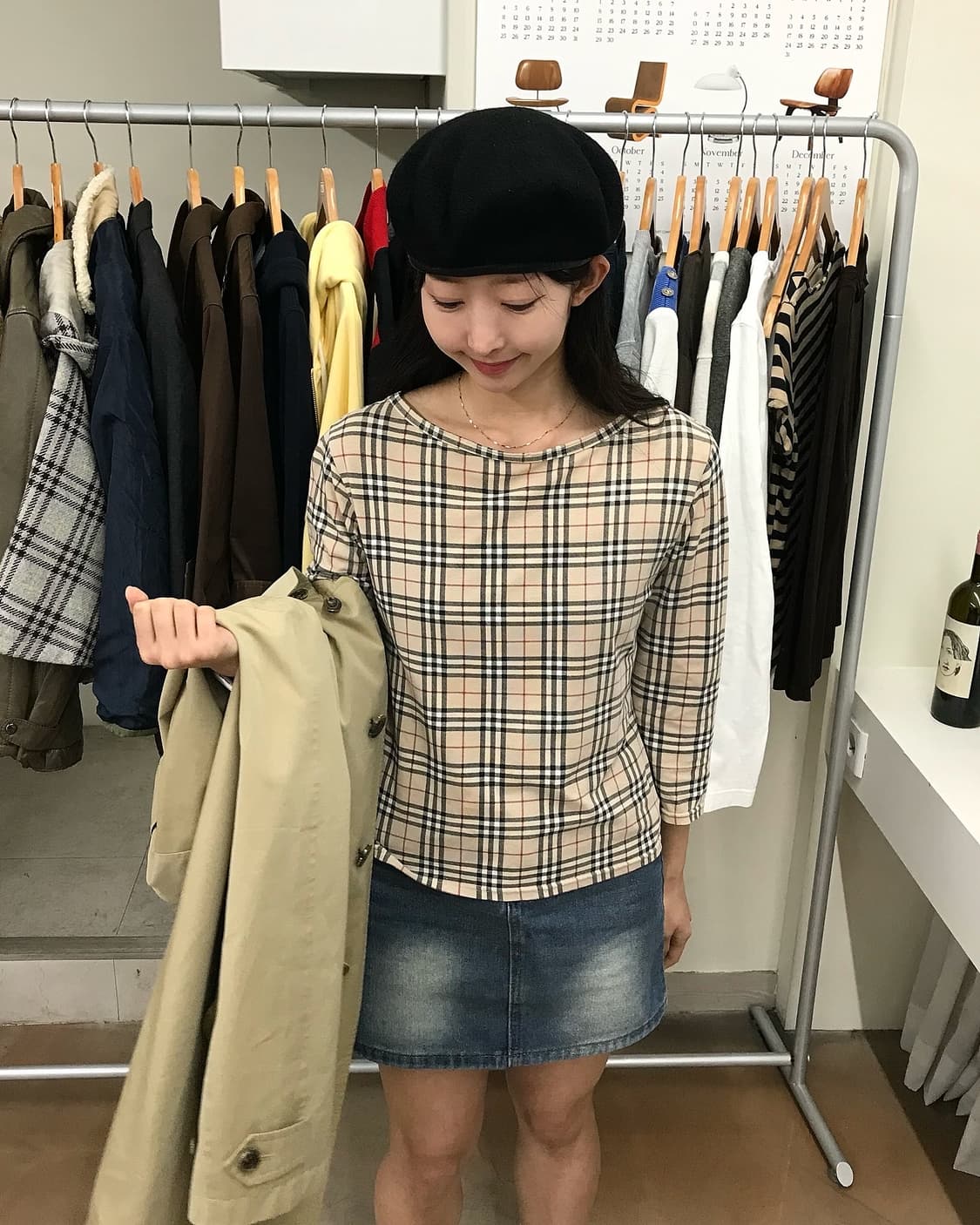 버버리 노바체크 7부 긴팔티 상품이미지6