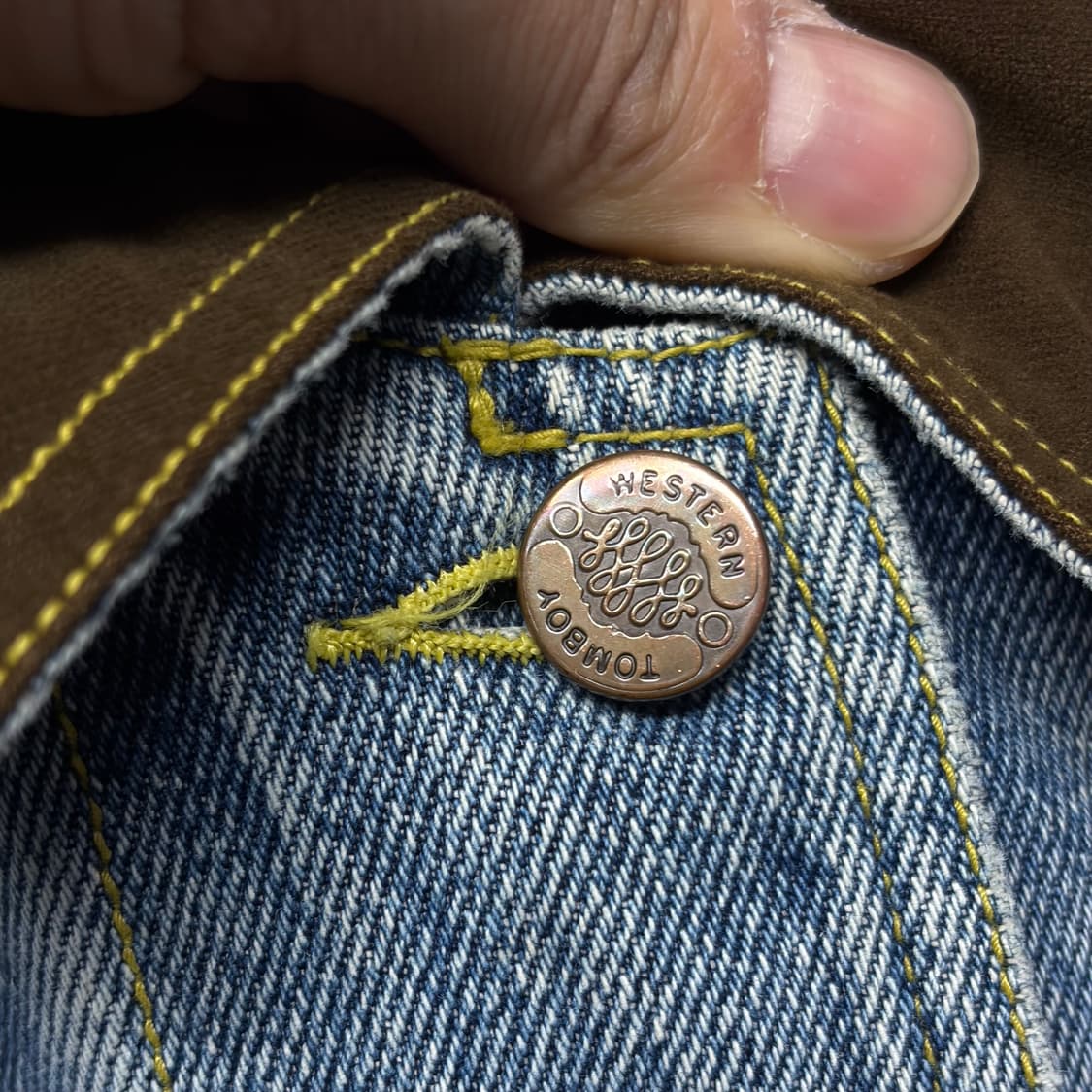 톰보이 웨스턴 프린지 데님 자켓 상품이미지5