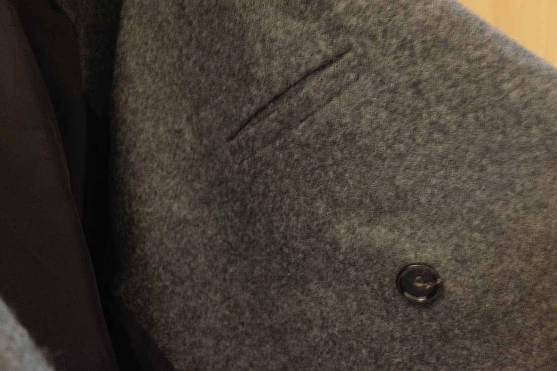 보테가베네타 그레이 헤비 울 자켓 크롭 코트 상품이미지4