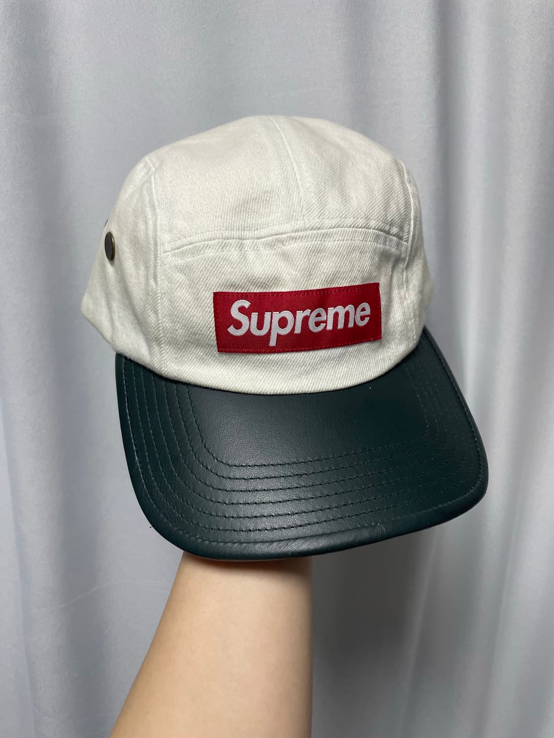 슈프림 배색 캠프캡  상품이미지1