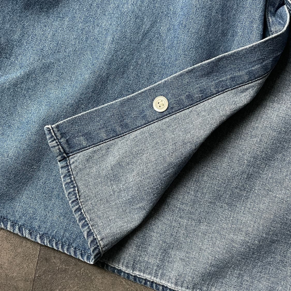 RUSTLER 빈티지 더블 체스트 포켓 데님셔츠 상품이미지6