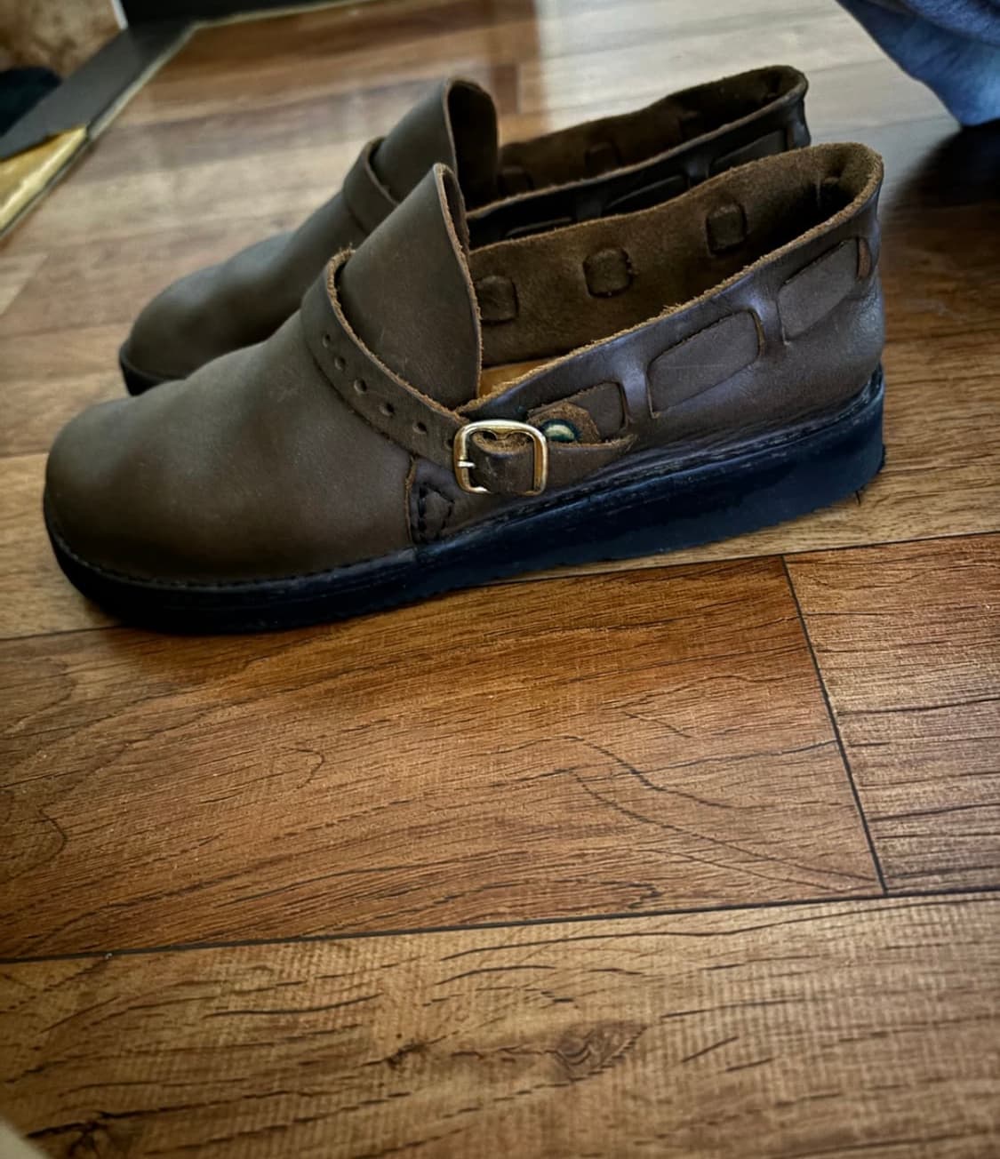 오로라슈즈 미들 잉글리시 비브람 브라운 상품이미지4