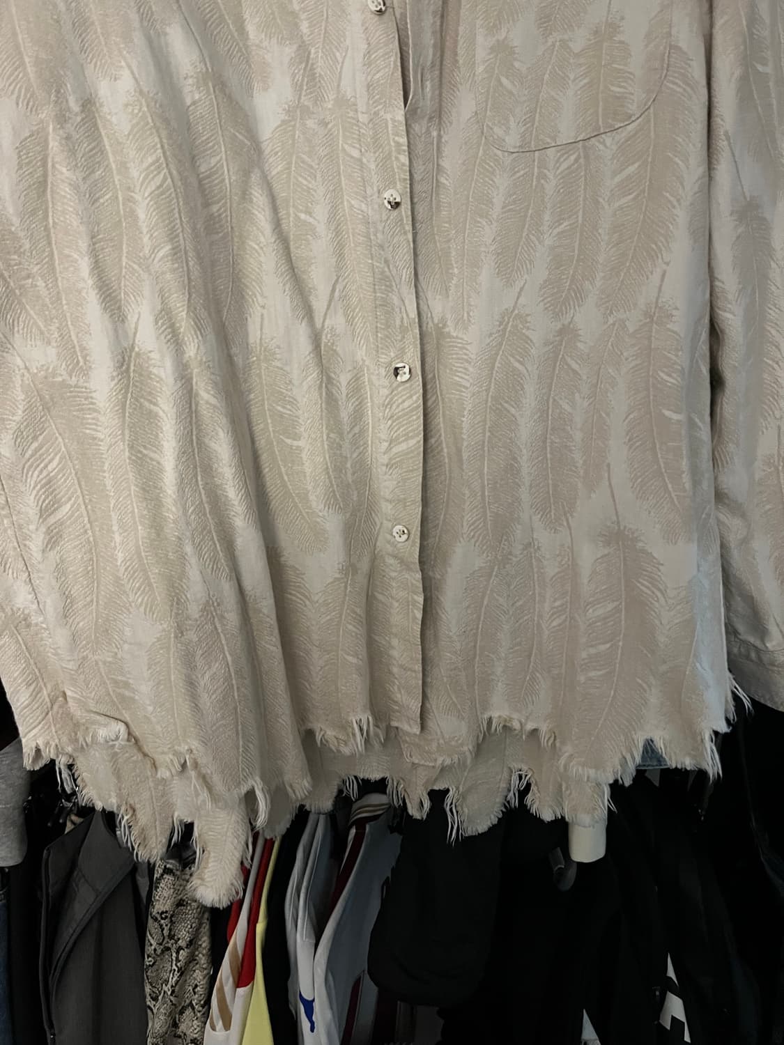 캐피탈 맥파이 데님 스탠드 셔츠 키나리 상품이미지7