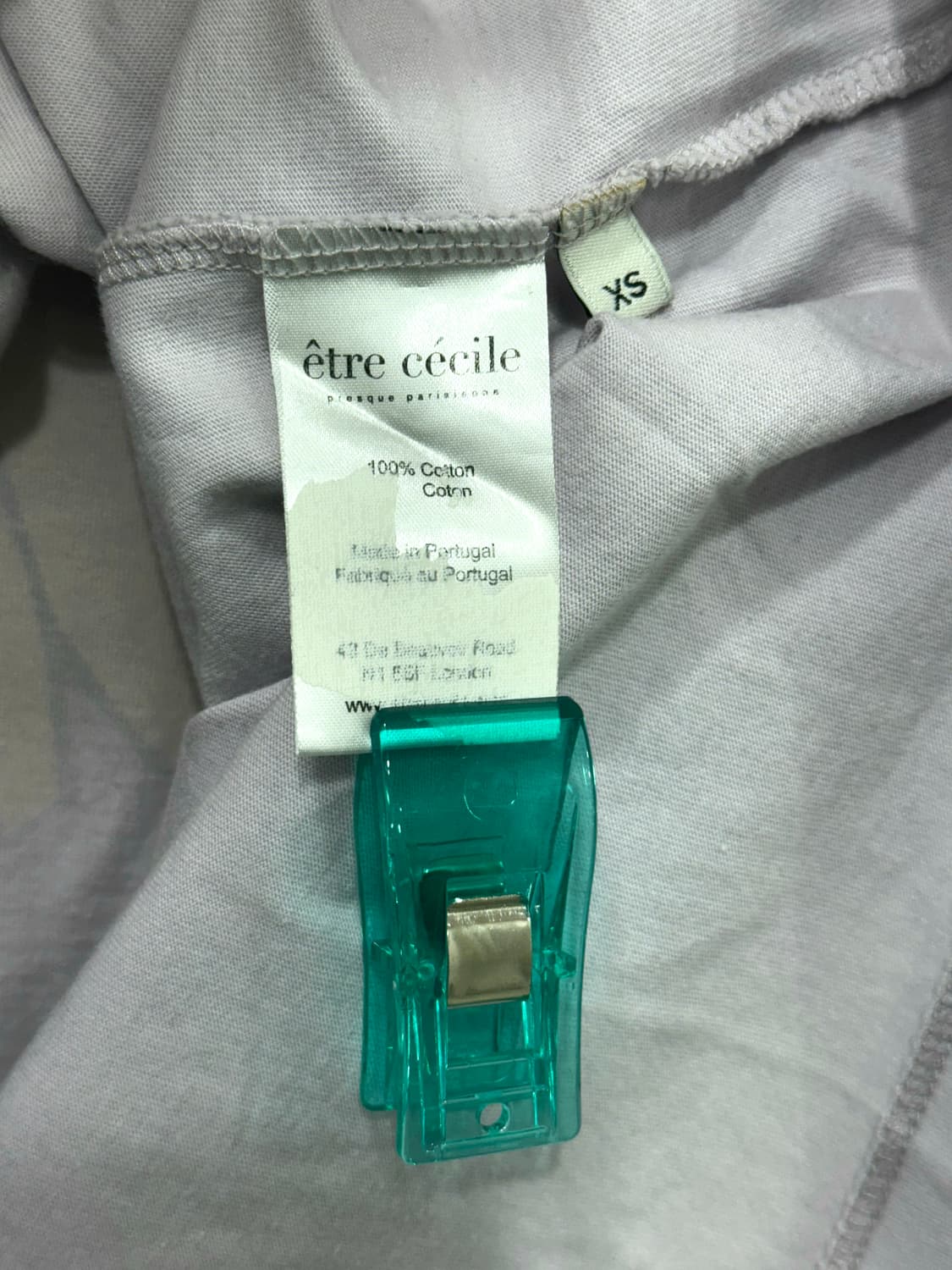 에트레 세실 코튼 반팔 티셔츠 XS 상품이미지7