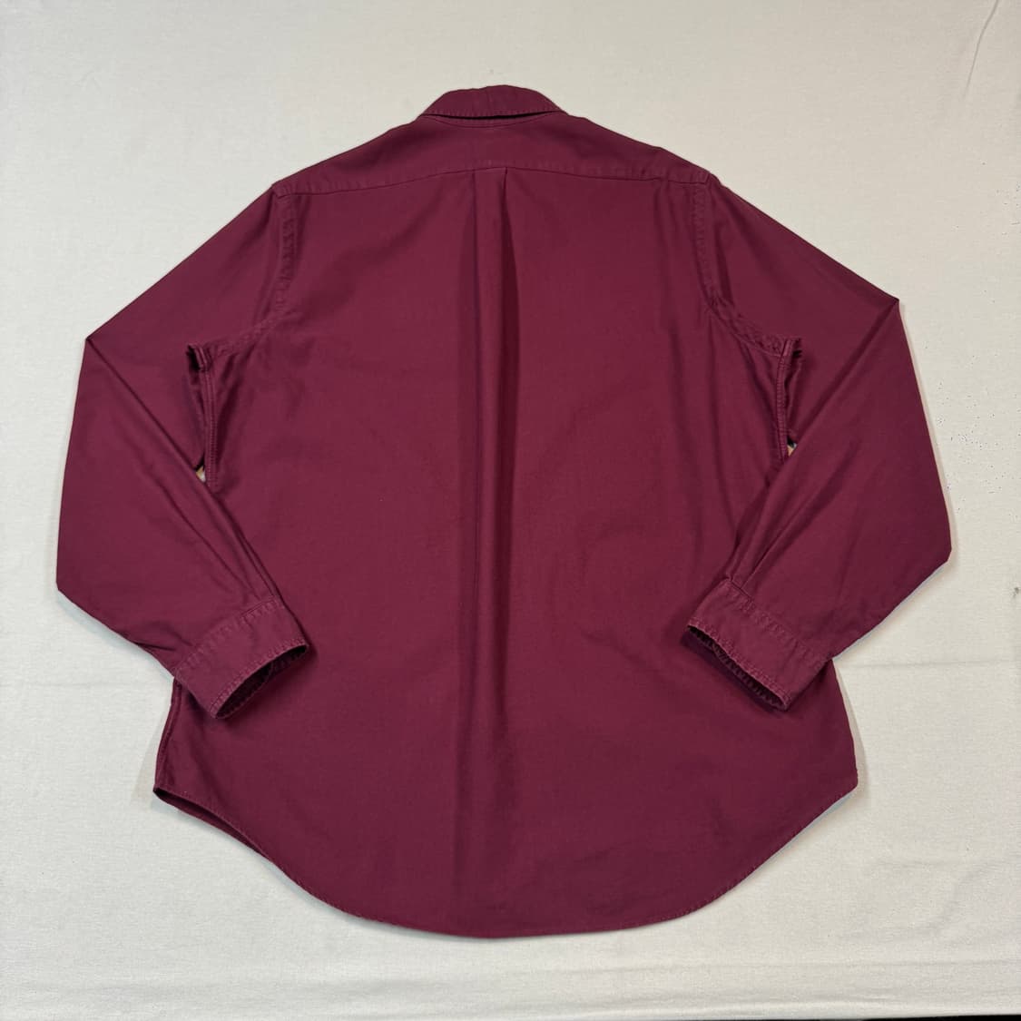 L) 폴로 랄프로렌 클래식 가먼트다이 셔츠 버건디 상품이미지5