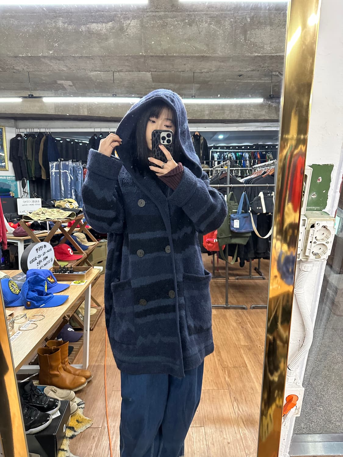 플랜테이션 이세이미야케 로브 후드코트 상품이미지1