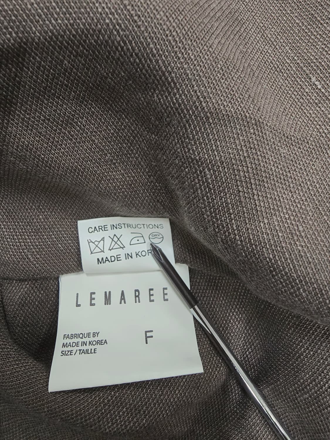 LEMAREE 린넨100 블라우스 상품이미지9