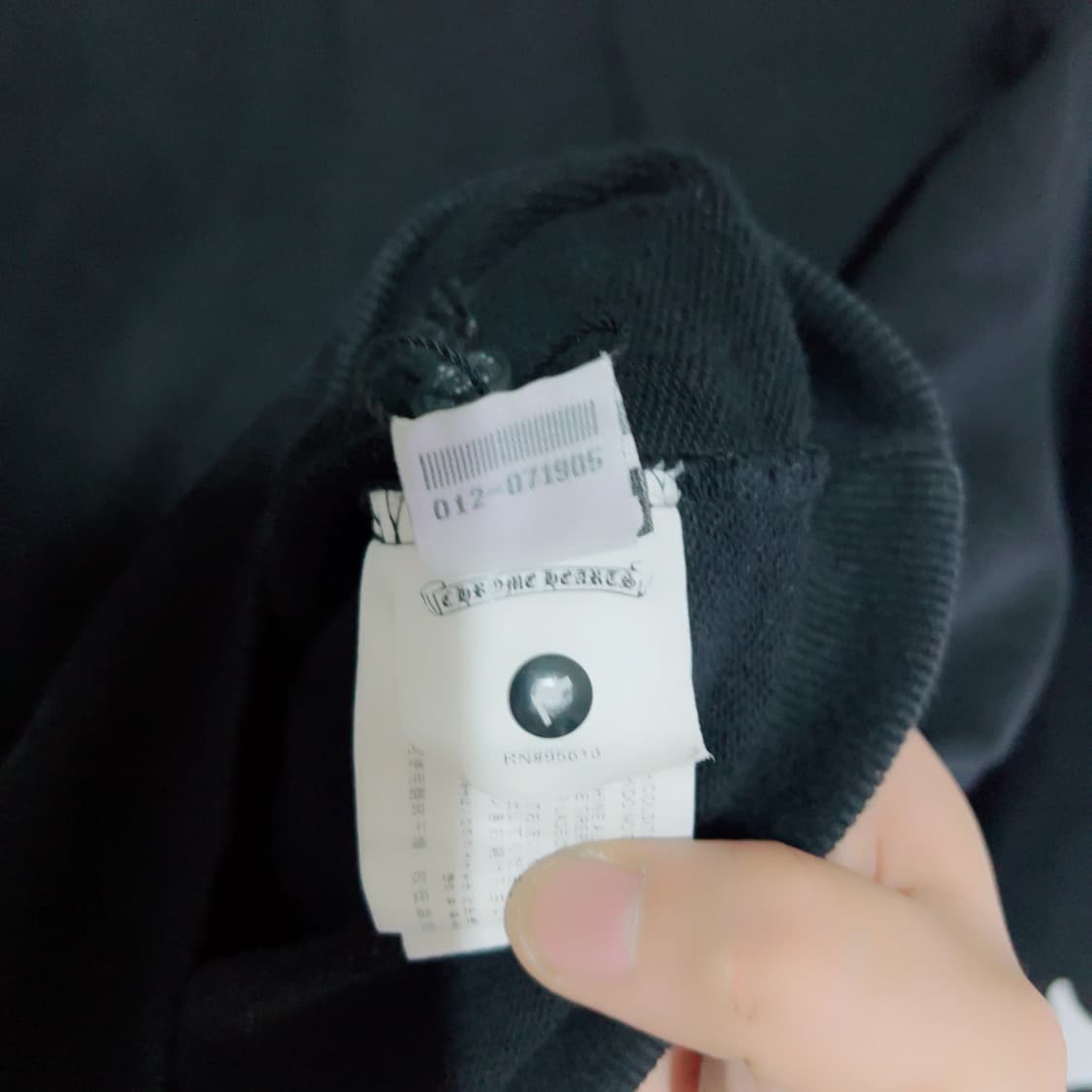 크롬하츠 십자가 프린팅 공용 후드티 상품이미지7