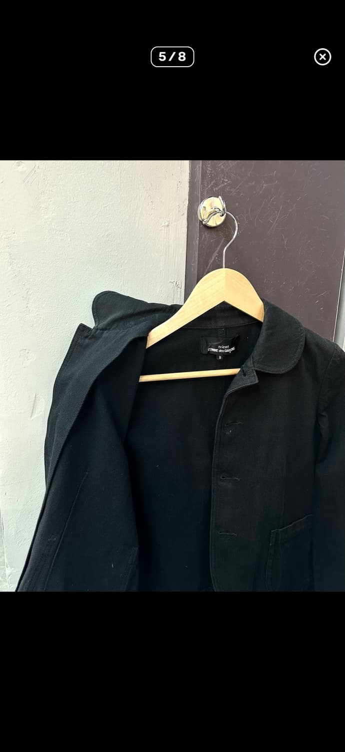 꼼데가르송 트리콧 03AW 블랙 자켓  상품이미지5