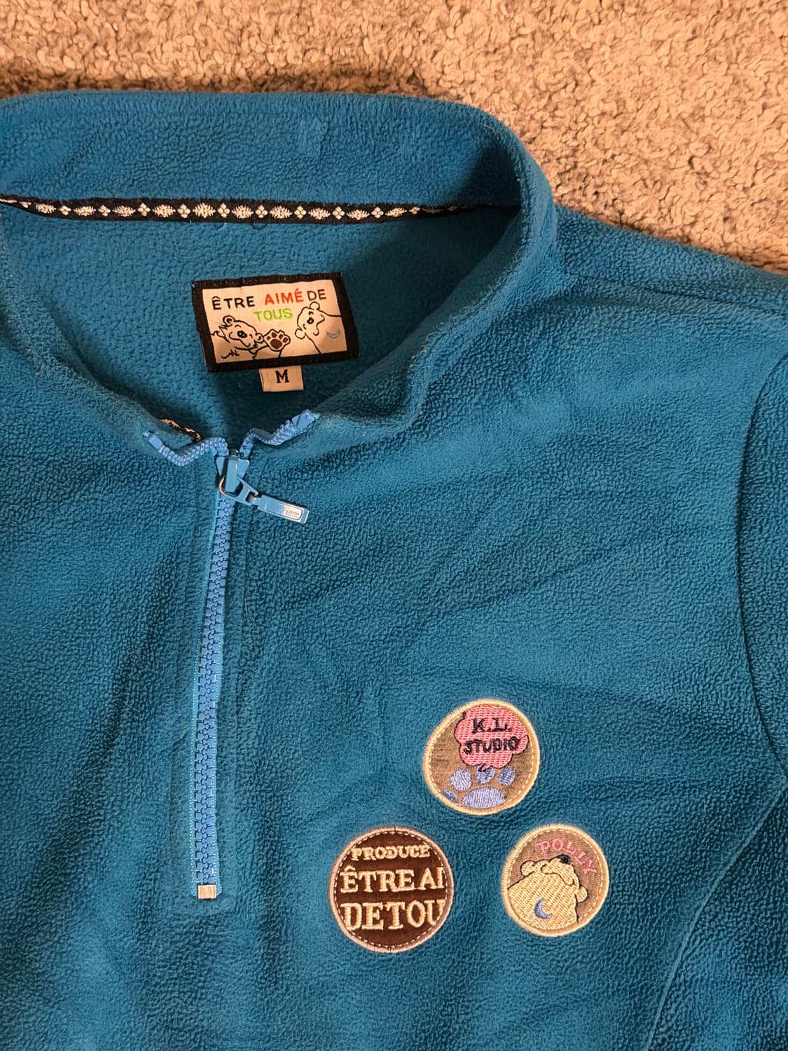 반집업 풀오버 후리스 vintage 상품이미지2