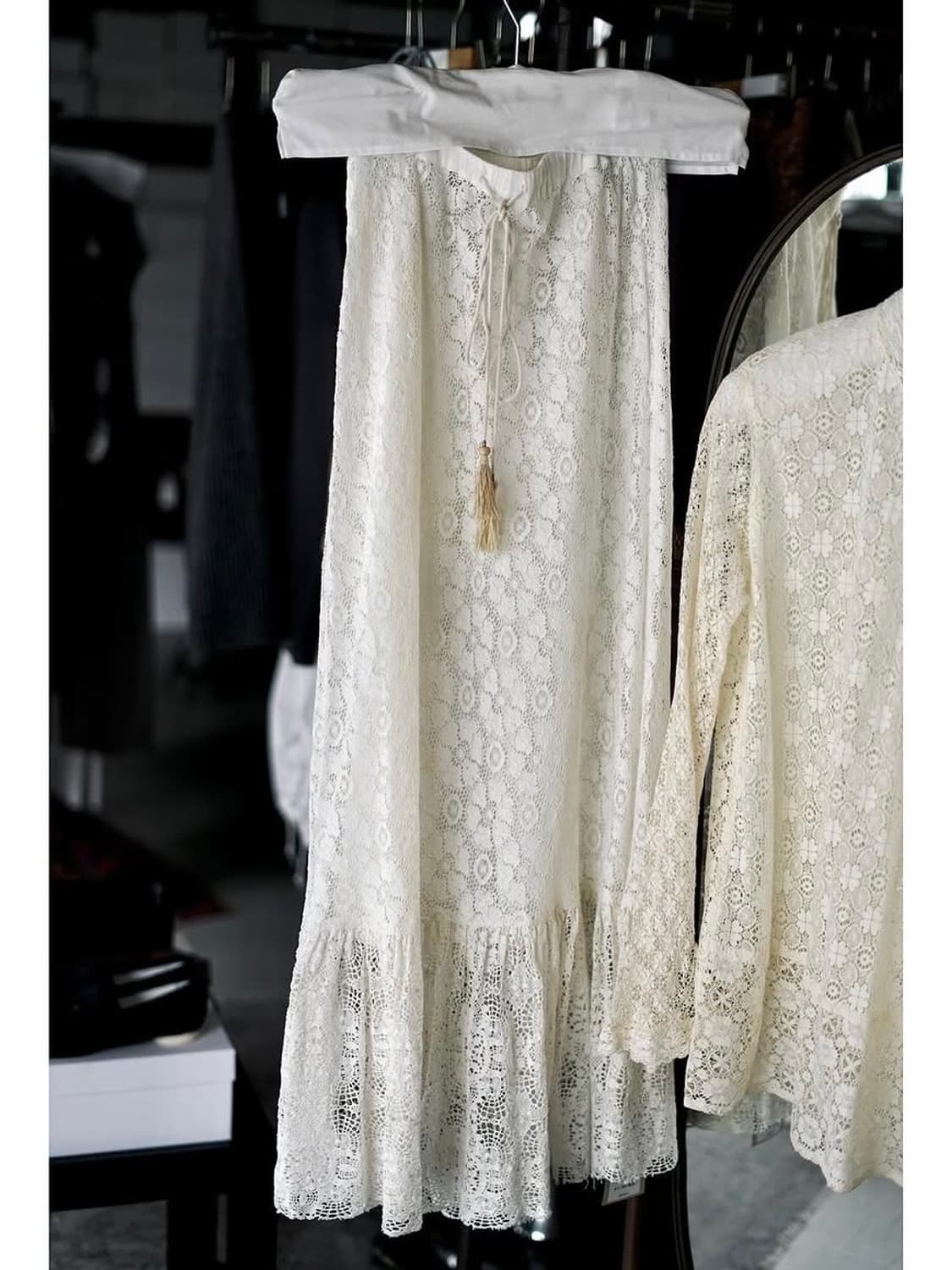 nowos 노워스 레이스 치마 lace skirt 상품이미지4