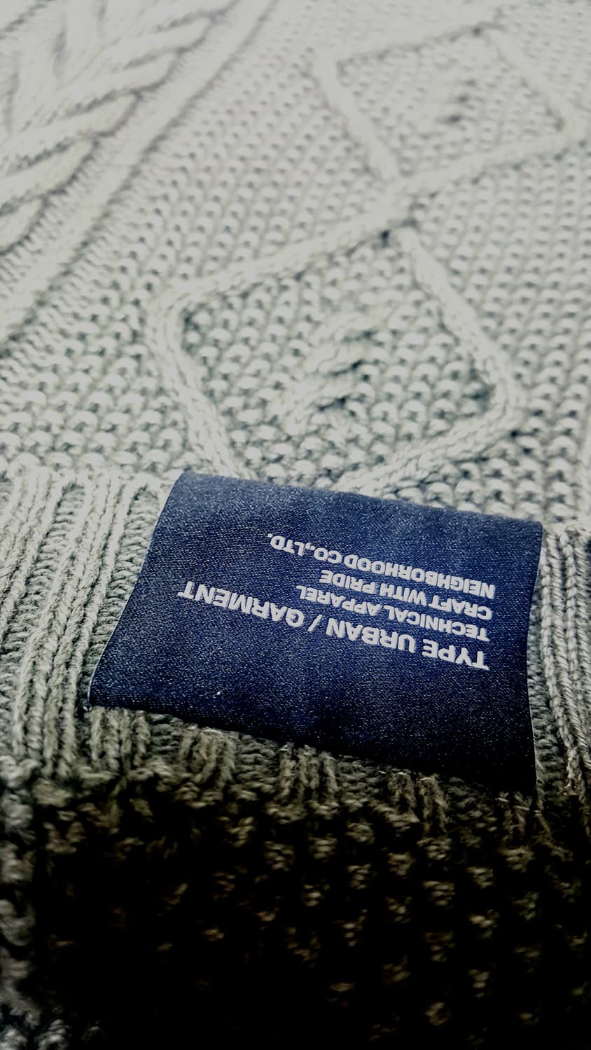 네이버후드 NEIGHBORHOOD WASHED CABLE KNIT  상품이미지4