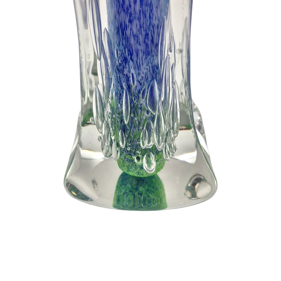 90s 오타루 스튜디오 핸드블로운 아쿠아 꽃병 상품이미지3