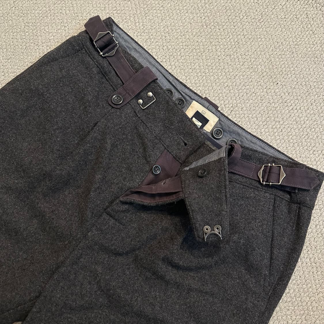 올드갭 GAP 울 세미플레어 카고 팬츠 상품이미지4