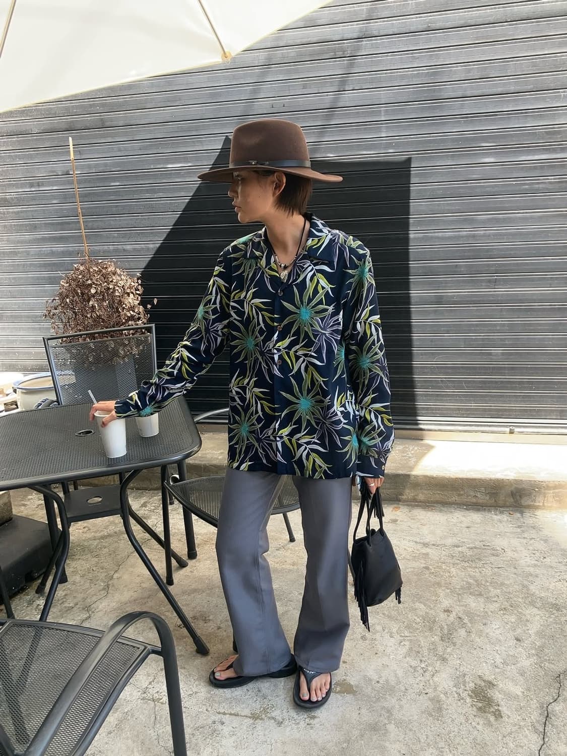 Wacko maria printed flower L/S hawaiian  상품이미지9