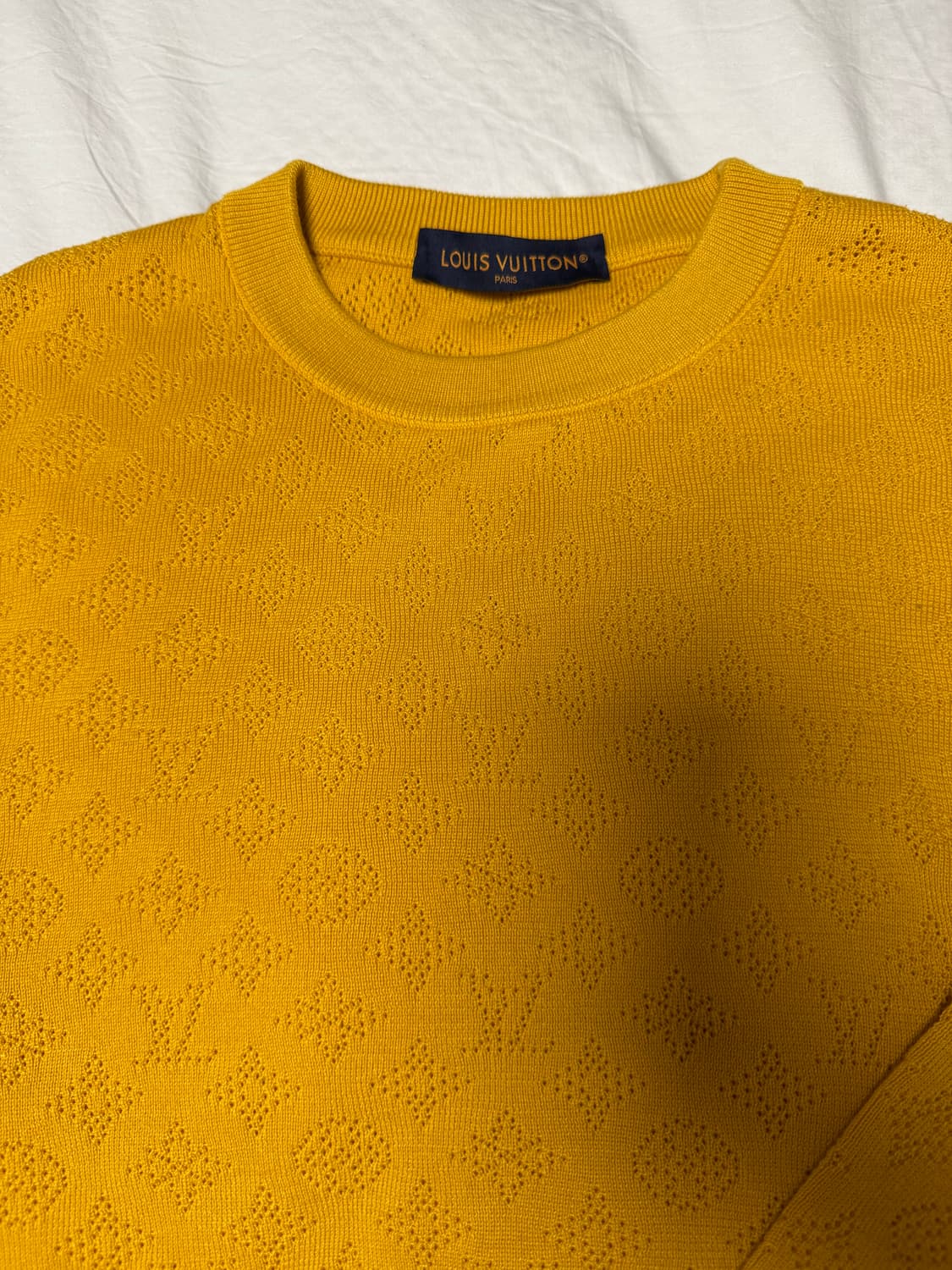 루이비통 니트 옐로우 상품이미지2