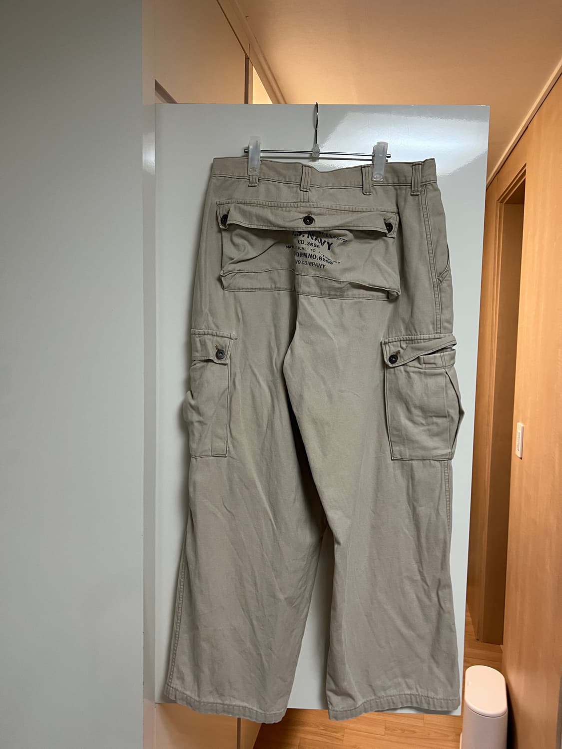 빈티지 몽키 카고 팬츠 남여공용 가능 상품이미지4
