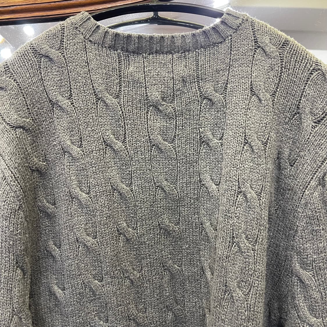 폴로 꽈배기 니트 상품이미지8