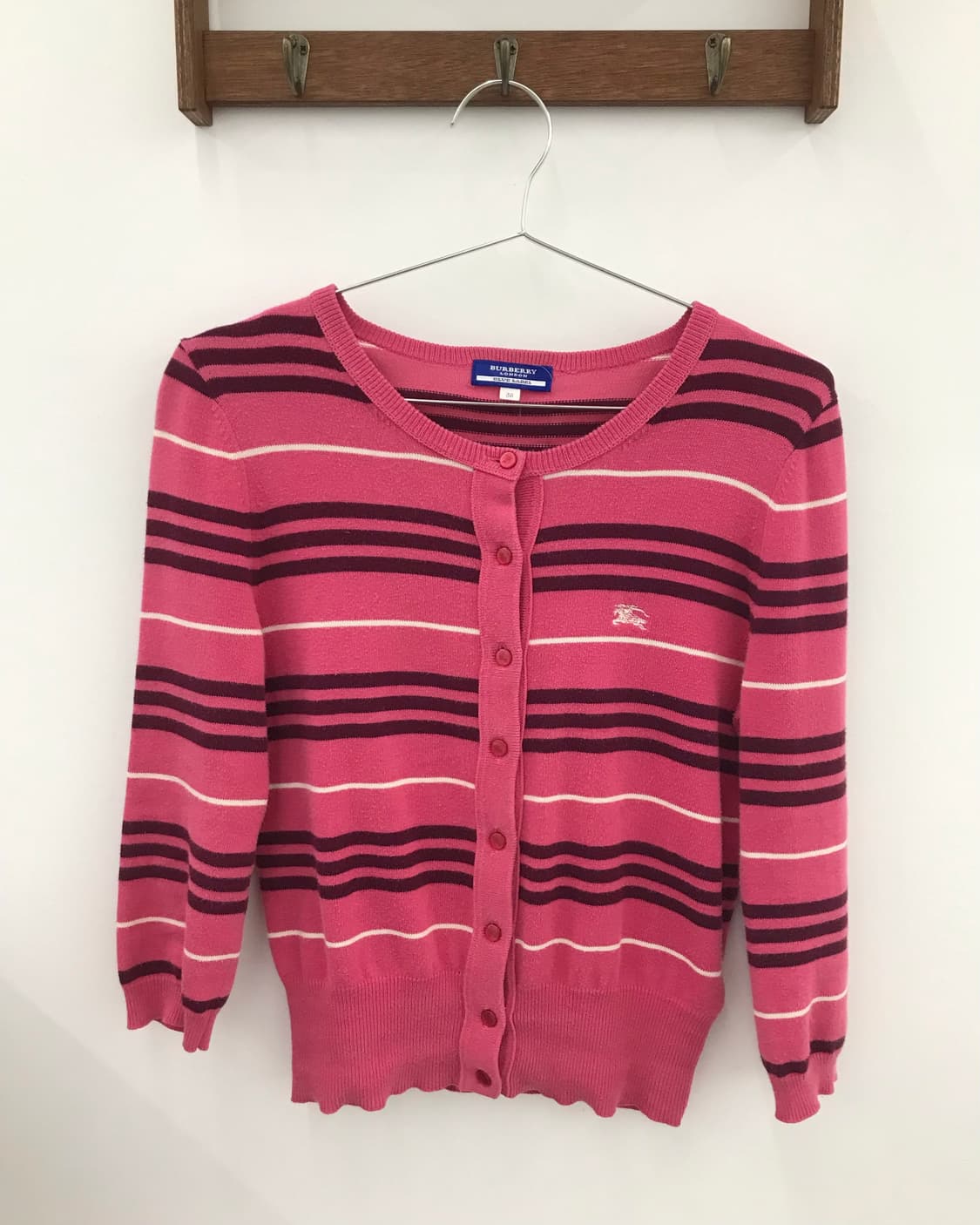  ✰  버버리 핑크 스트라이프 가디건 ✰ 상품이미지4