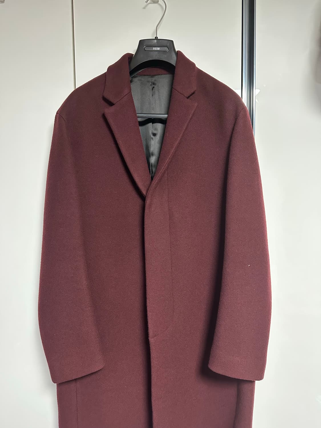 시스템옴므 버건디 코트 95 상품이미지1