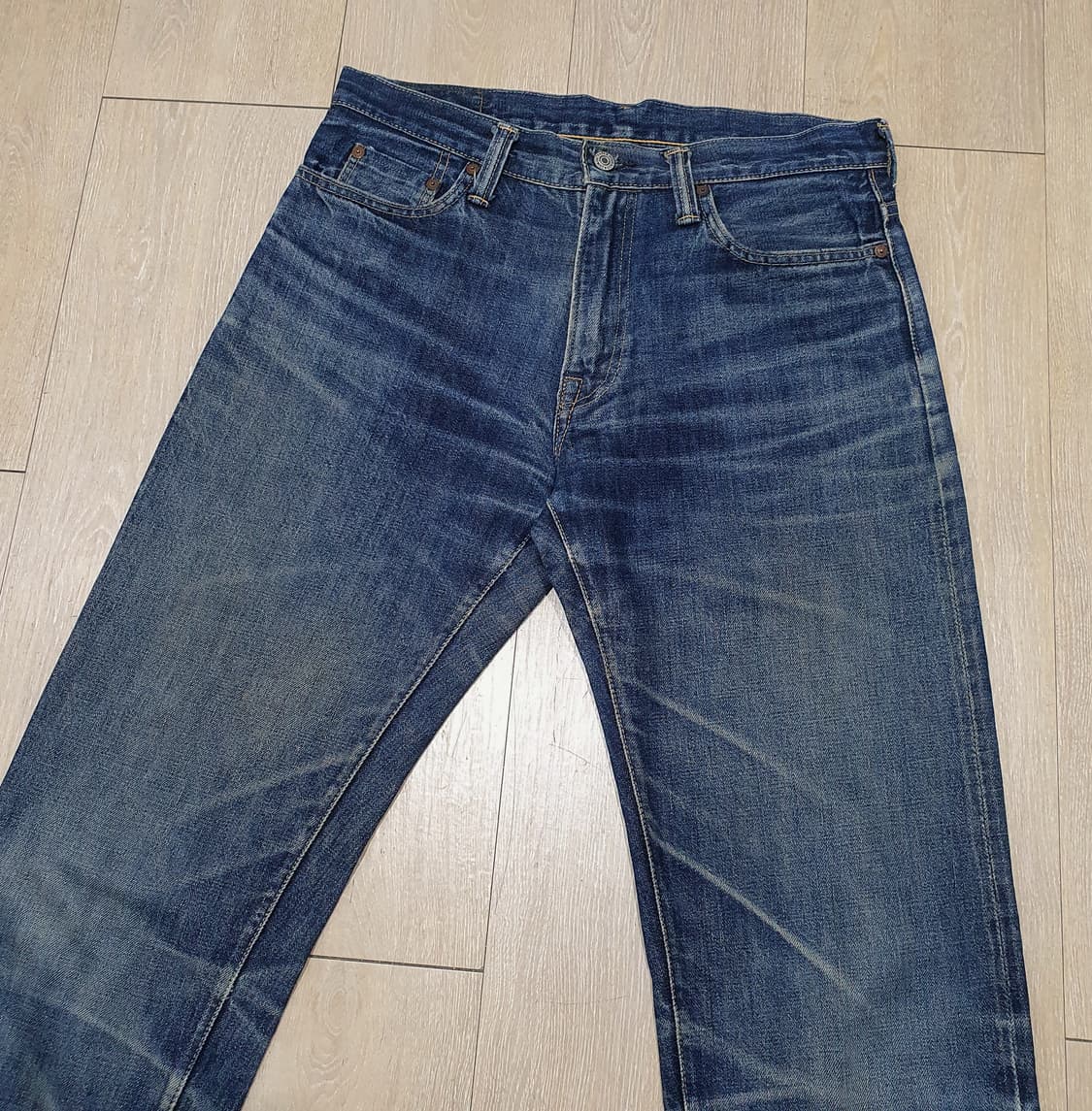 Skull jeans 스컬진 5507xx (32~33) 셀비지 데님 상품이미지2