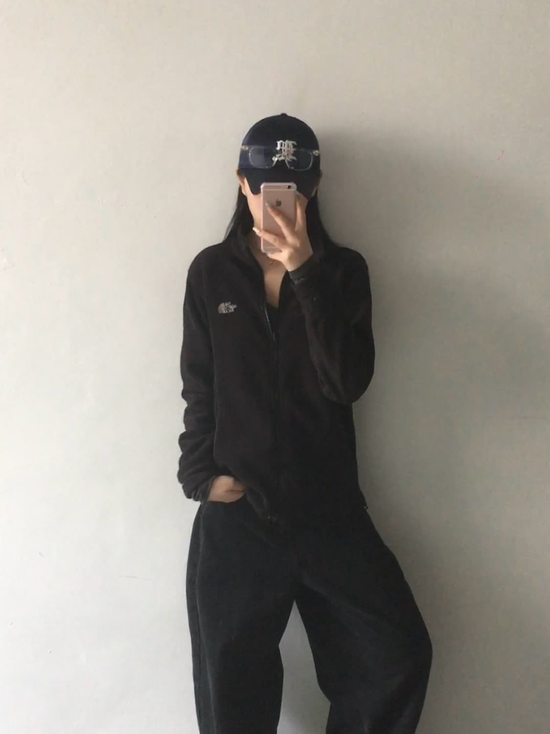 노스페이스 자수로고 플리스집업 상품이미지1