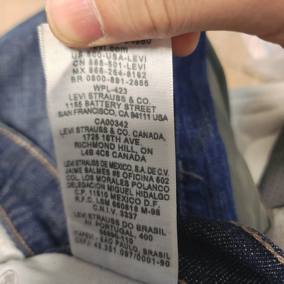 [31] 리바이스 USA 511 청바지 데님 팬츠 상품이미지6