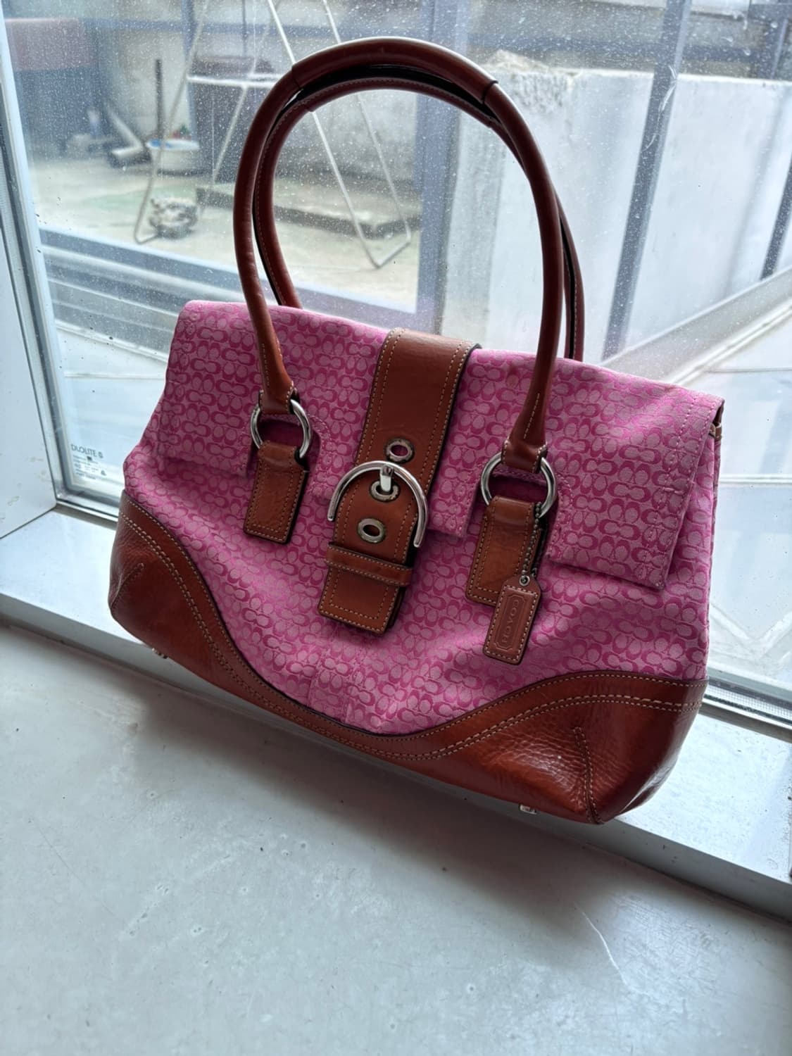 Vintage Coach Leather Bag 상품이미지1
