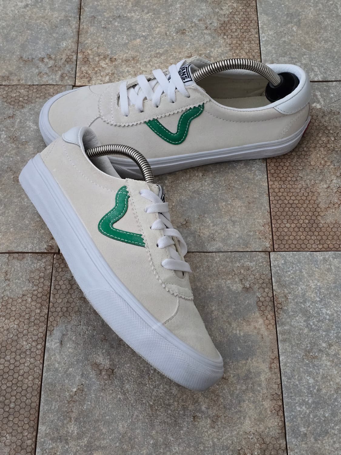 (245)반스 스포츠 스웨이드 마쉬멜로우 그린 상품이미지7