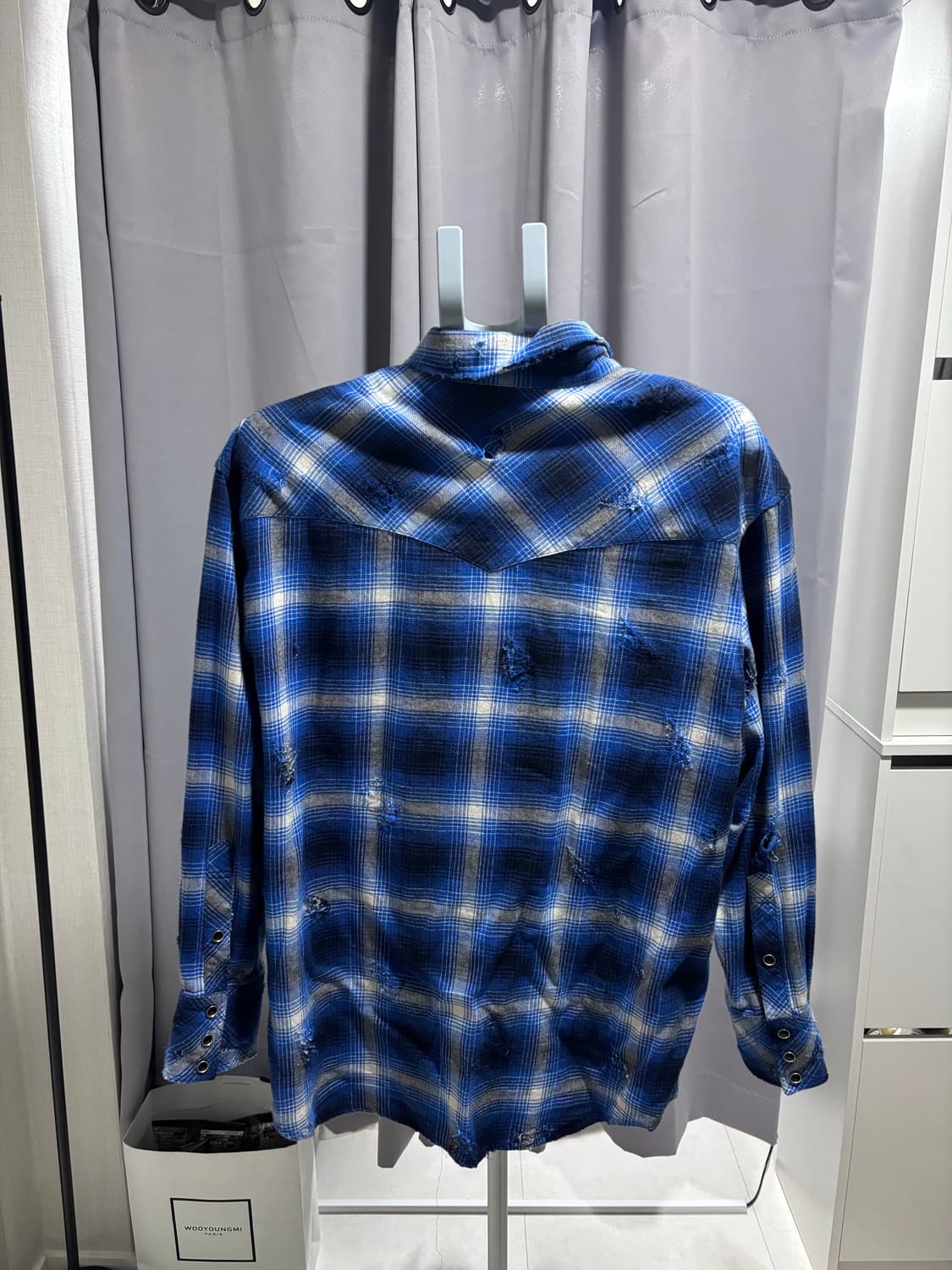 [M]rafu 데미지드 웨스턴 셔츠 상품이미지2