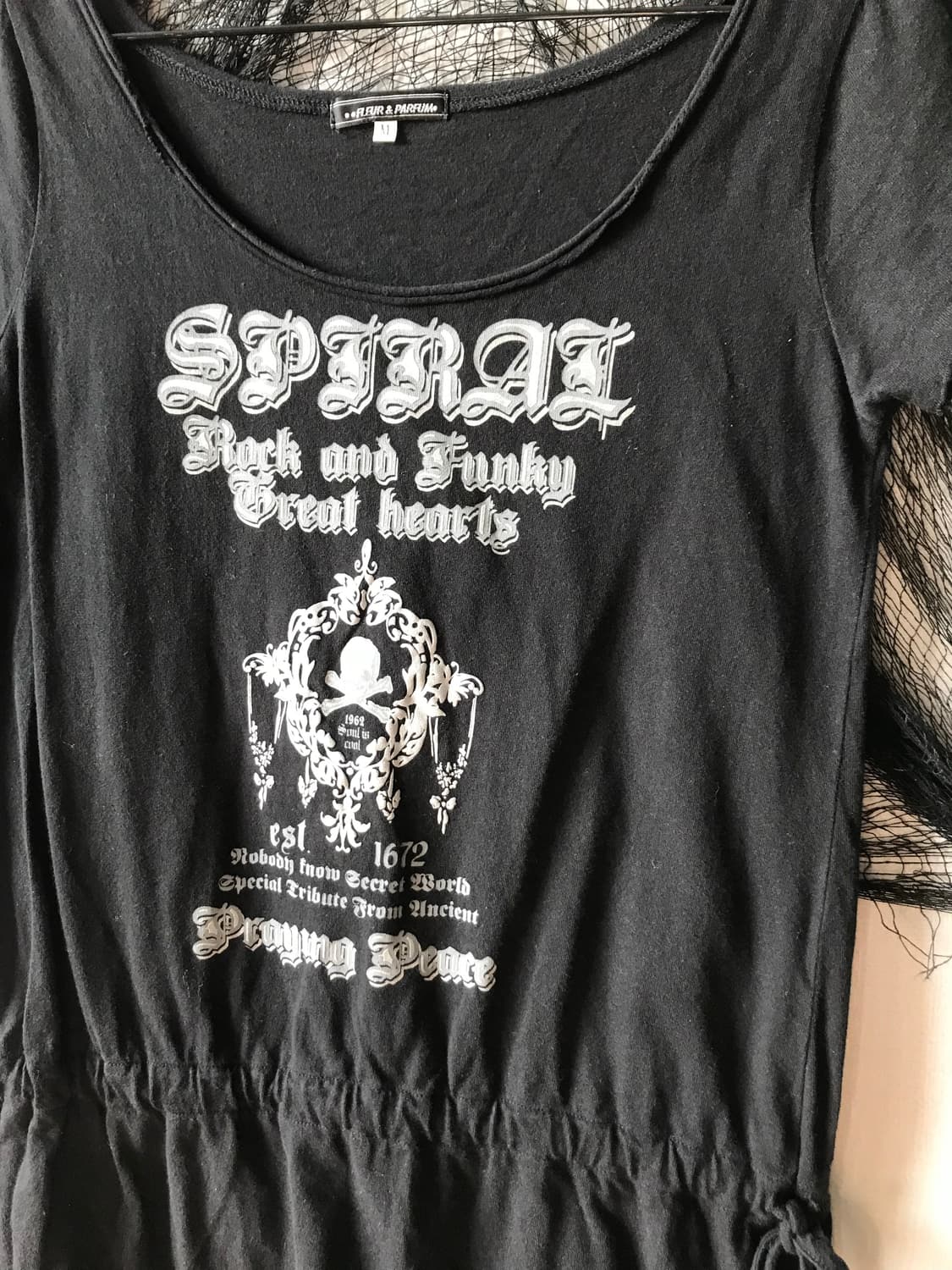 Punk 00s mood printing halfsleeve  상품이미지3
