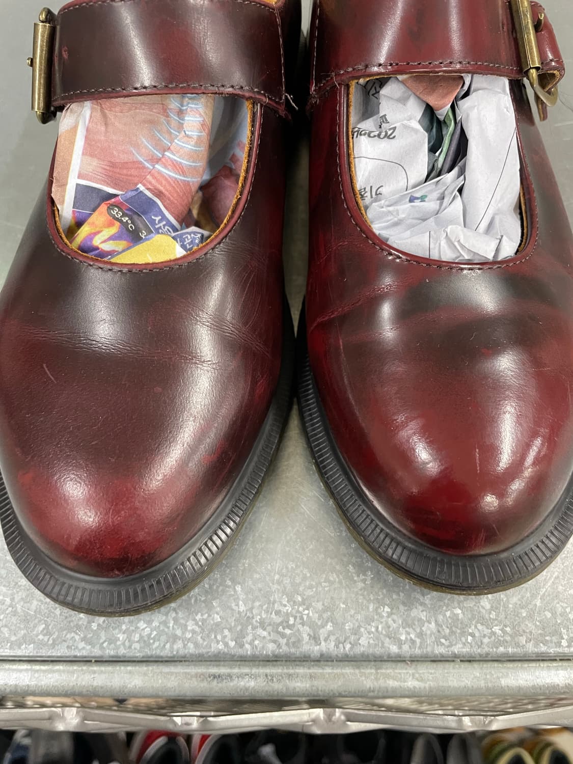 닥터마틴 메리제인 엘피 체리 레드 uk4 상품이미지7