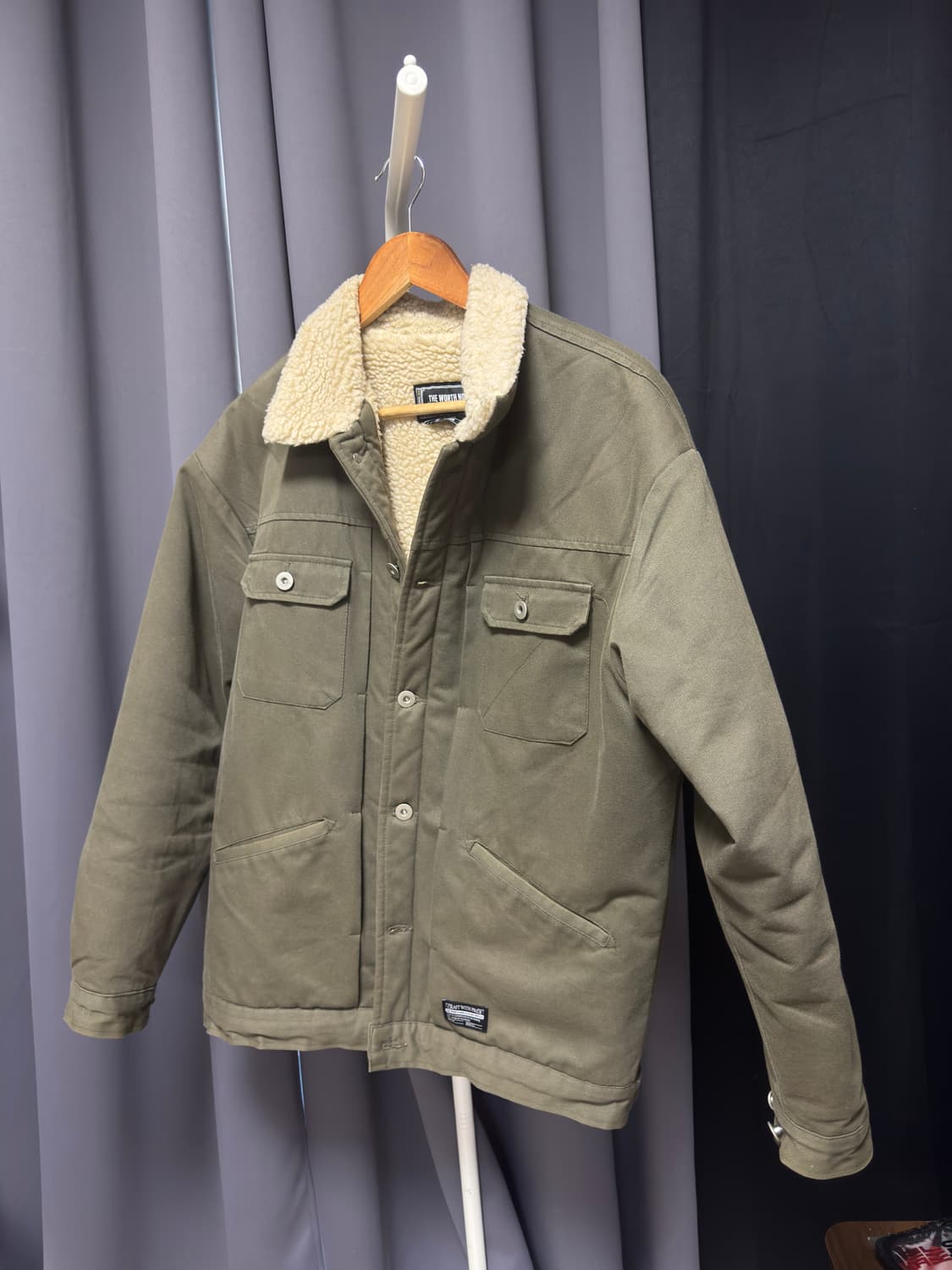헤비웜 트러커자켓 L사이즈 카키색입니다! 상품이미지2