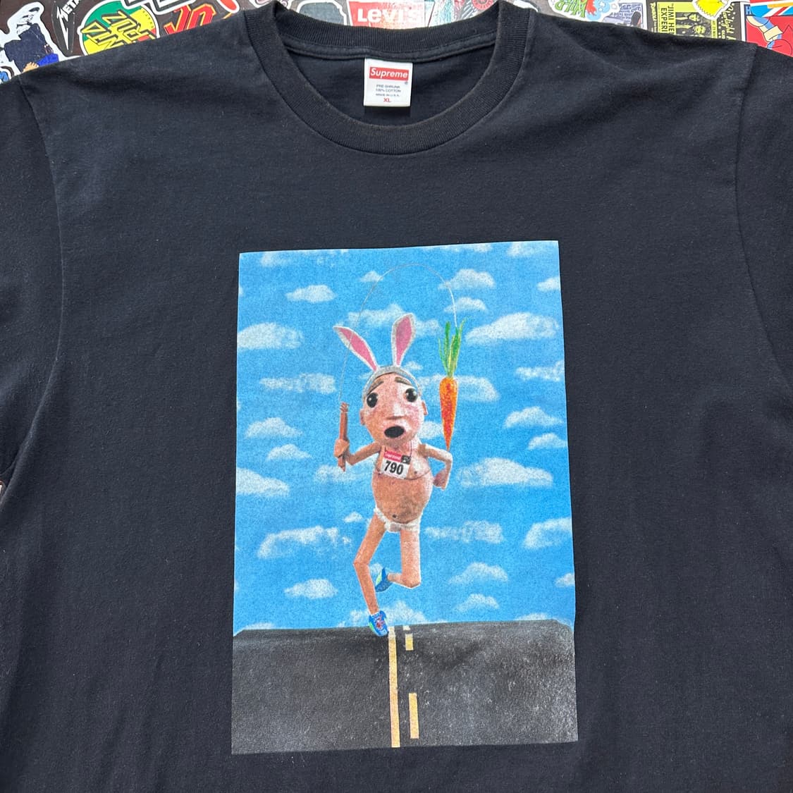 슈프림 마이크 힐 러너 티셔츠 XL 상품이미지3