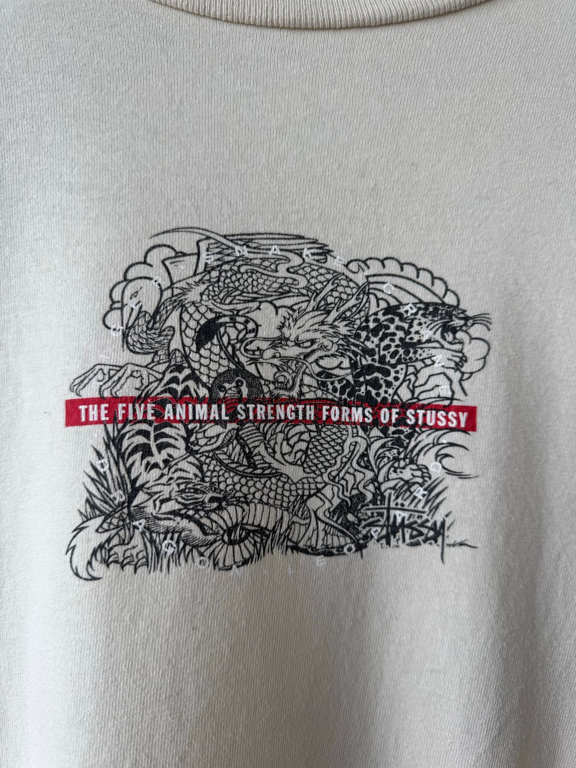 00s 스투시 5 Animals 롱슬리브 상품이미지4