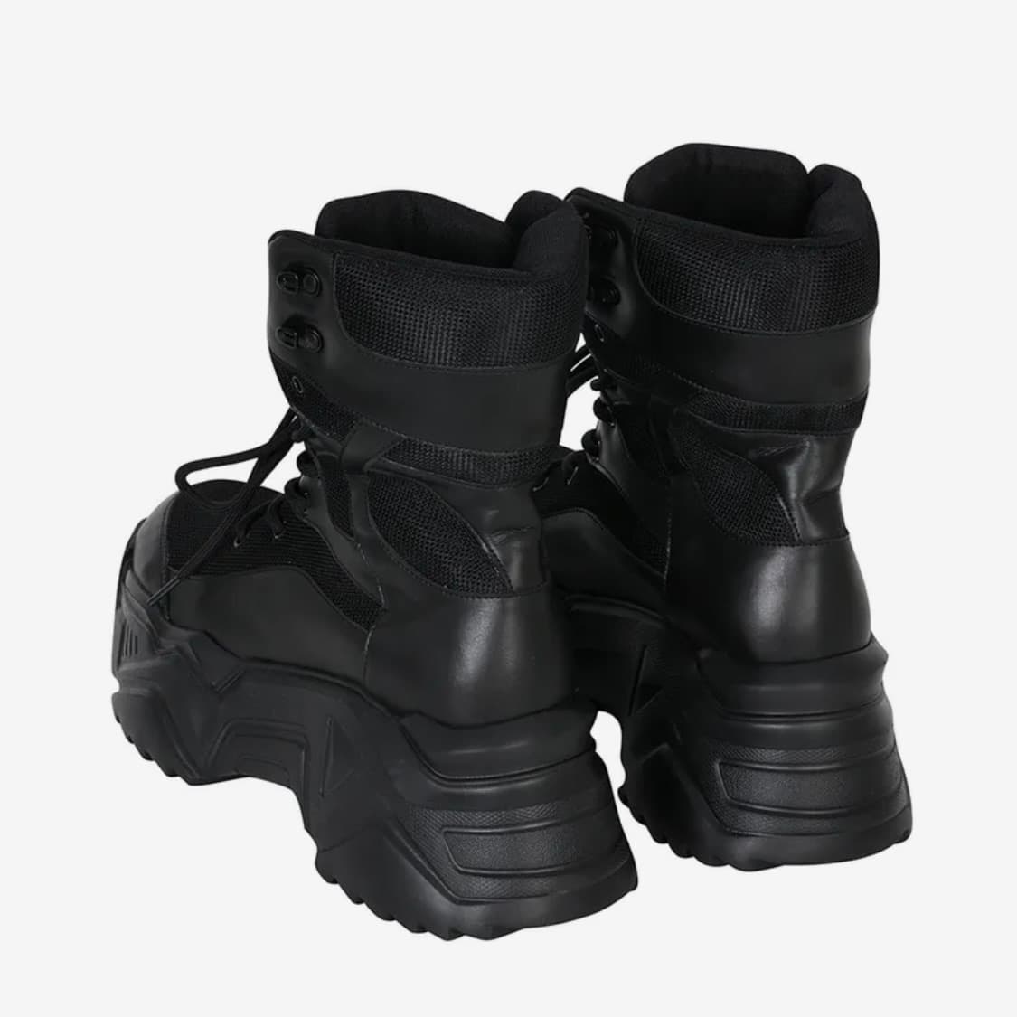 yeel 플랫폼 부츠 스니커즈 블랙 상품이미지3