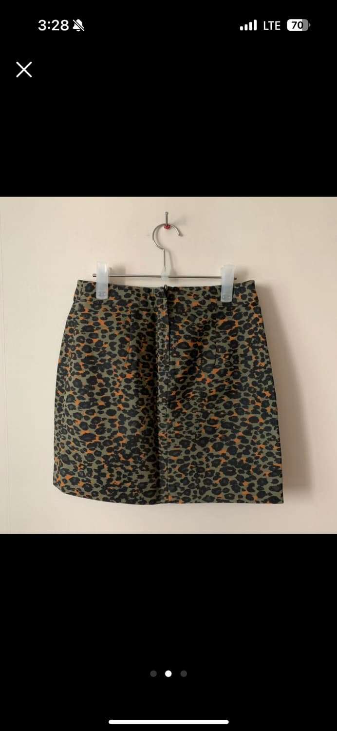 H&M 호피무늬 스커트 34 상품이미지2