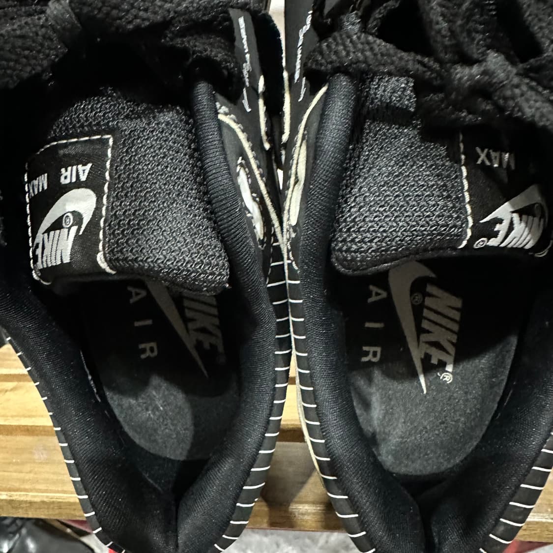 270) 나이키 운동화 남성 에어맥스 1 팅커 스케치 투 셸프 블랙 상품이미지7