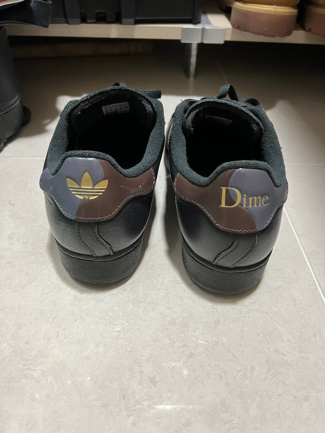 [280] 아디다스 X 다임 슈퍼스타 ADV 카본 그레이 파이브 상품이미지4