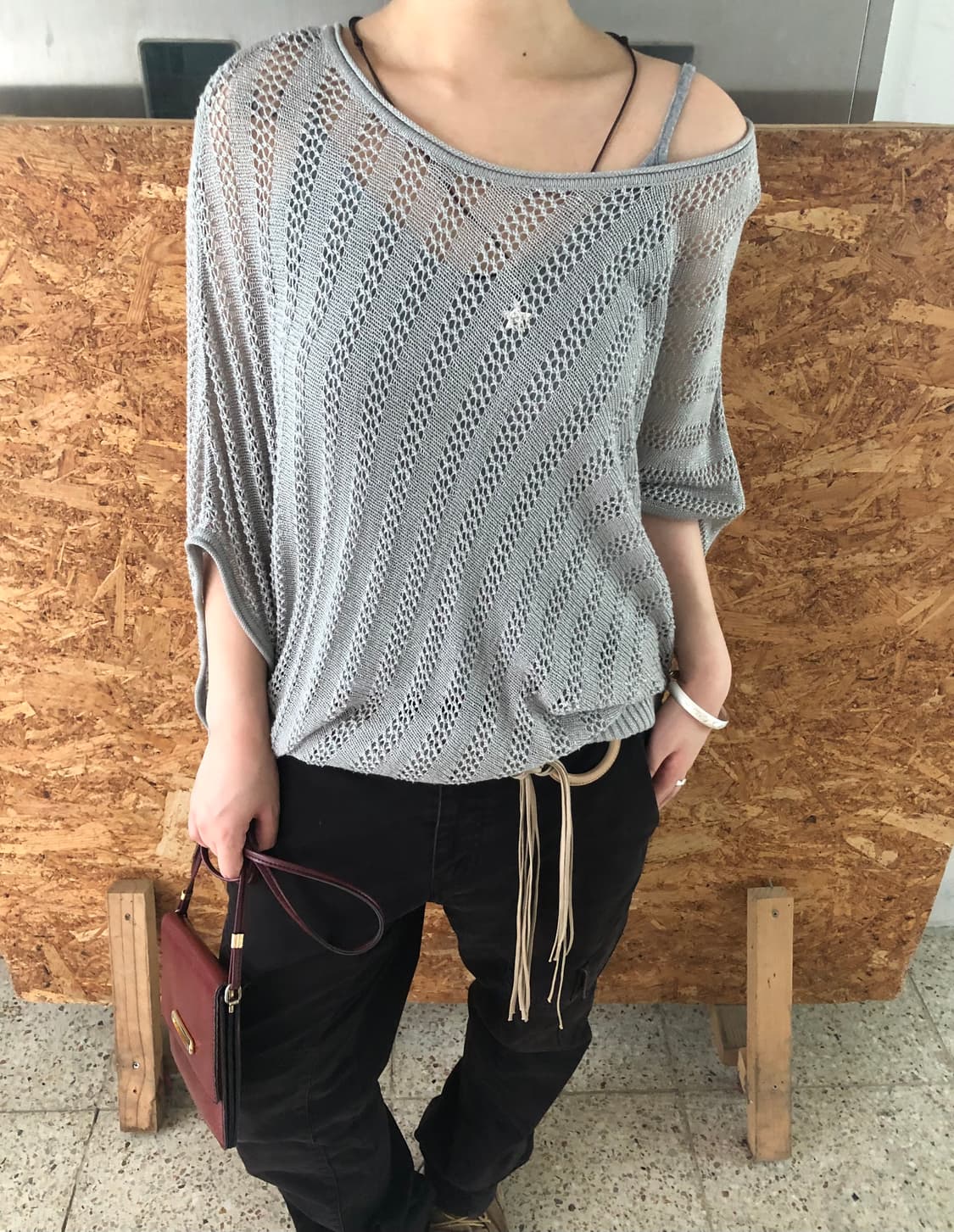 mesh knit top 상품이미지3