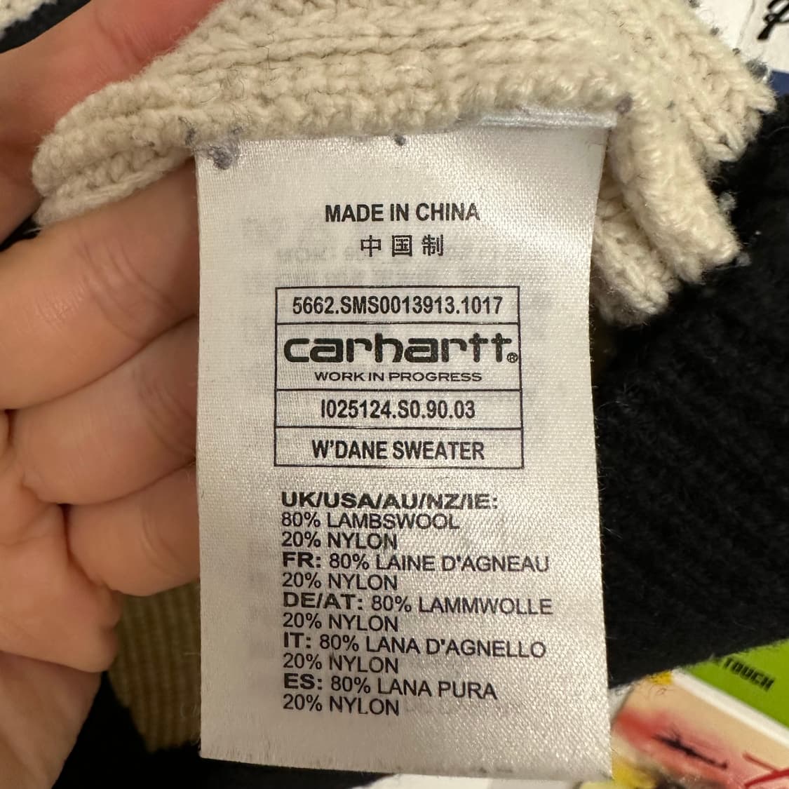 칼하트 WIP 스트라이프 니트 상품이미지5